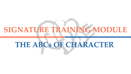 Product image for Signature Training Module: The ABCs of Character Education