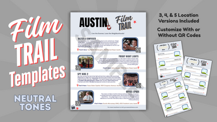 Product image for Tourism Magnet: Film Trail Promotion Pack - Neutral Tones