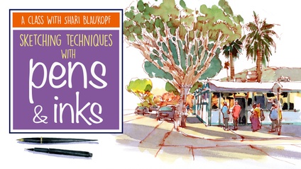Product image for Sketching Techniques with Pens & Inks
