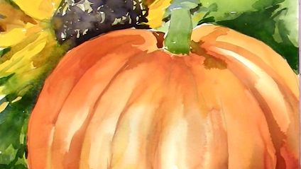 Product image for Pumpkin and Sunflower, Workshop 