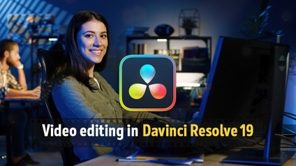 Product image for Professional video editing in Davinci Resolve
