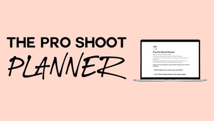 Product image for The Pro Shoot Planner