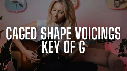 Product image for CAGED Shapes - Key of G