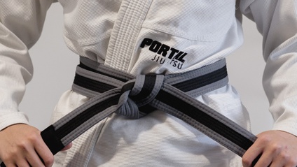 Product image for Kids Grey Black Belt Test