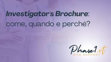 Product image for Investigator's Brochure: come, quando e perché?