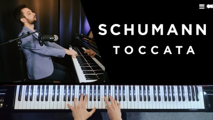 Product image for Schumann - Toccata op. 7 - A detailed lesson