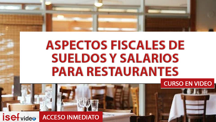 Product image for ASPECTOS FISCALES DE SUELDOS Y SALARIOS PARA RESTAURANTES