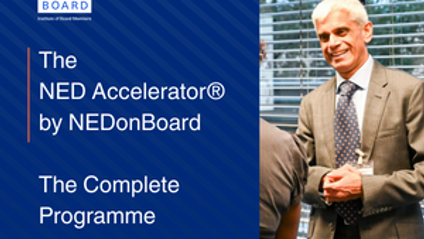 Product image for The NED Accelerator® (Complete) Programme by NEDonBoard, Institute of Board Members