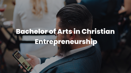Product image for Bachelor of Arts in Christian Entrepreneurship