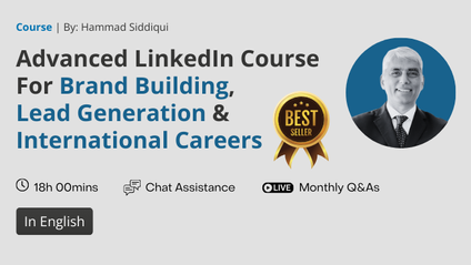 Product image for Advanced LinkedIn Course For Branding, Leads Generation and International Careers (Ultimate Edition)