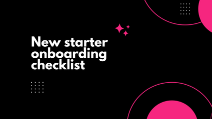 Product image for New starter onboarding checklist