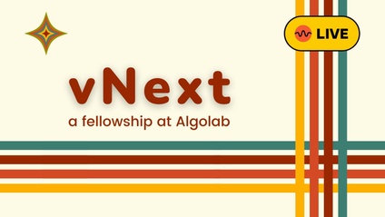 Product image for vNext - a fellowship at Algolab