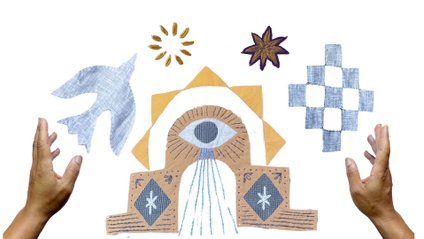 Product image for Building a Fabric Shrine: Hand Applique Workshop