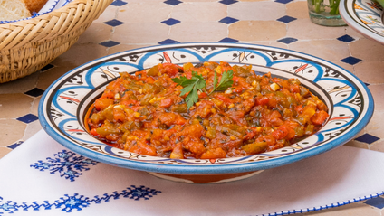 Product image for Moroccan Grilled Peppers Salad - Taktouka