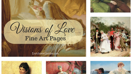 Product image for  Visions of Love Fine Art Pages standard and full 