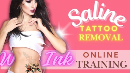 Product image for ONLINE Saline Tattoo Removal Course - Certification - No Kit