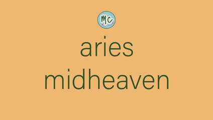 Product image for aries midheaven