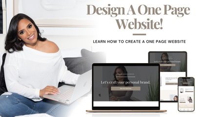 Product image for Design A One Page Website