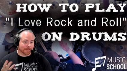 Product image for "I Love Rock and Roll" by Joan Jett - Beginner Drums