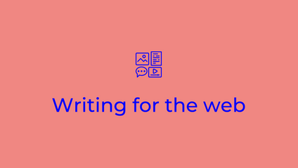 Product image for Writing for the web
