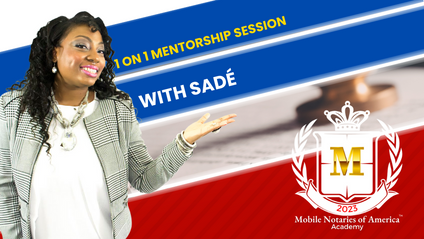 Product image for Mobile Notary 1 on 1 Mentorship 