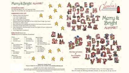 Product image for Merry & Bright Alphabet