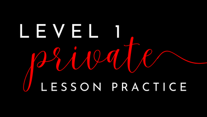 Product image for Level One Private Lesson Practice