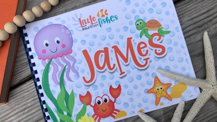 Product image for James Little Fishes Bible Study