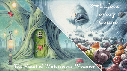 Product image for The Vault of Watercolour Wonders