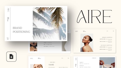 Product image for AIRE | Brand Positioning Template