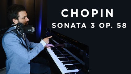 Product image for Chopin Piano Sonata No.3 op.58 - A detailed Masterclass