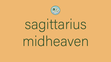 Product image for sagittarius midheaven
