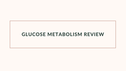 Product image for Glucose Metabolism Review