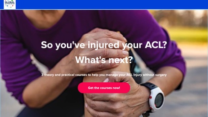Product image for So, you've injured your ACL? What's next?