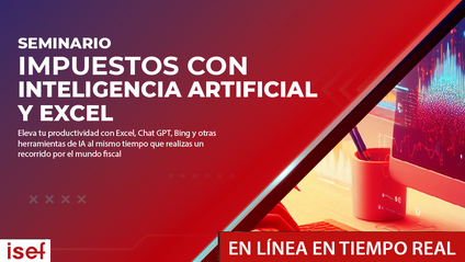 Product image for SEMINARIO IMPUESTOS CON INTELIGENCIA ARTIFICIAL Y EXCEL_CEL