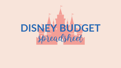 Product image for Disney Budget Spreadsheet