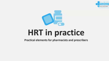 Product image for HRT in practice - Practical elements for pharmacists and prescribers