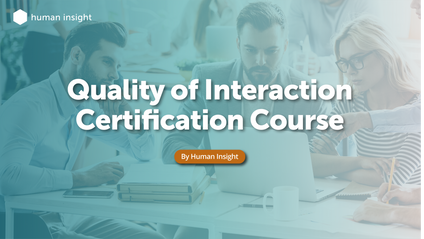 Product image for Quality of Interaction - Certification Course