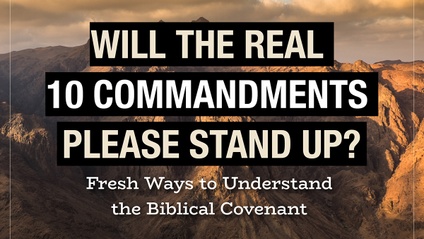 Product image for Will the Real 10 Commandments Please Stand Up?