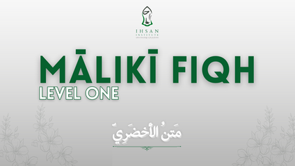 Product image for Mālikī Fiqh: Level 1