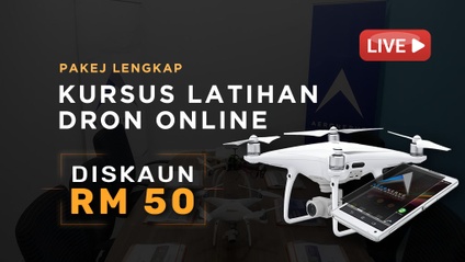 Product image for Kursus Dron Online [Weekdays Package]