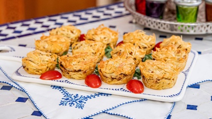 Product image for Moroccan Phyllo Cups with Chicken and Vegetables