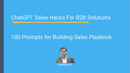 Product image for 100 ChatGPT Prompts To Build Sales Playbook