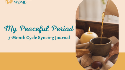 Product image for My Peaceful Period:  3-Month Cycle-Syncing Journal