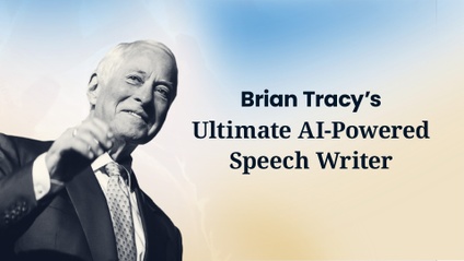Product image for Brian Tracy's Ultimate AI-Powered Speech Writer