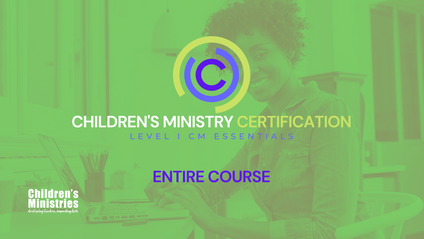 Product image for Children's Ministry Certification Level 1