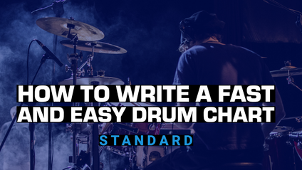 Product image for How to Write a Fast and Easy Drum Chart 2023 Standard