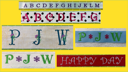 Product image for Ribbon and Towels - PJ's Embroidery Club - March 2024