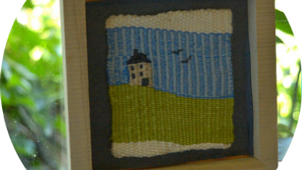 Product image for Tapestry on a rigid heddle loom