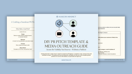 Product image for DIY PR Pitch Template & Media Outreach Guide